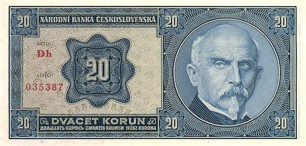 20 korun Rašín